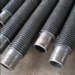 Heat exchanger and condenser finned tube